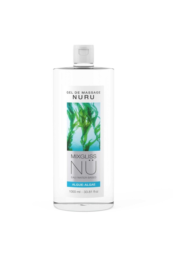 Mixgliss nüru - Gel de massage et lubrifiant - Algue - 1000 ml