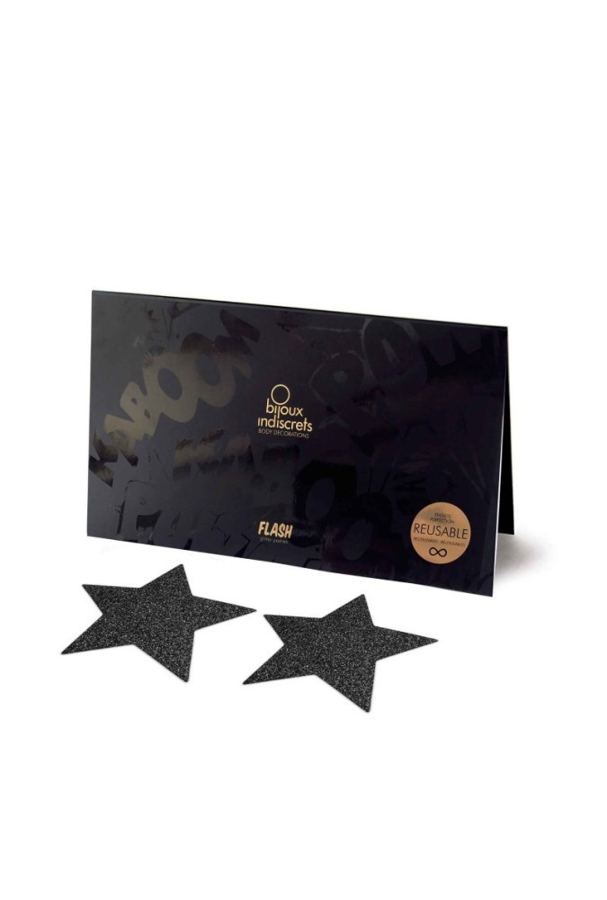 Star pasties - Flash - Black