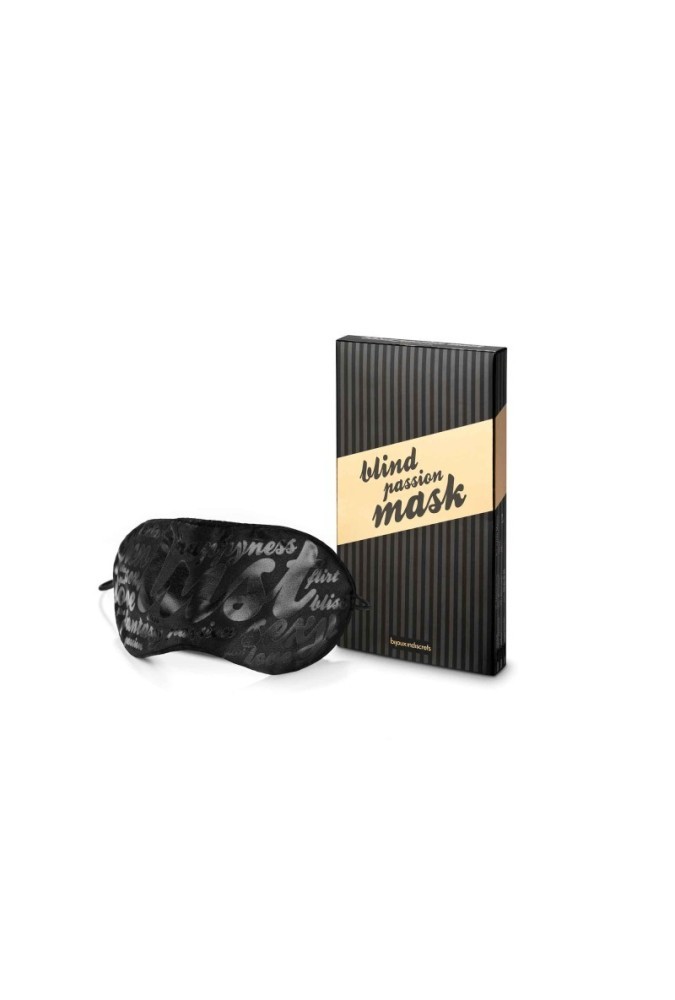 Masque en satin - Blind passion - Noir