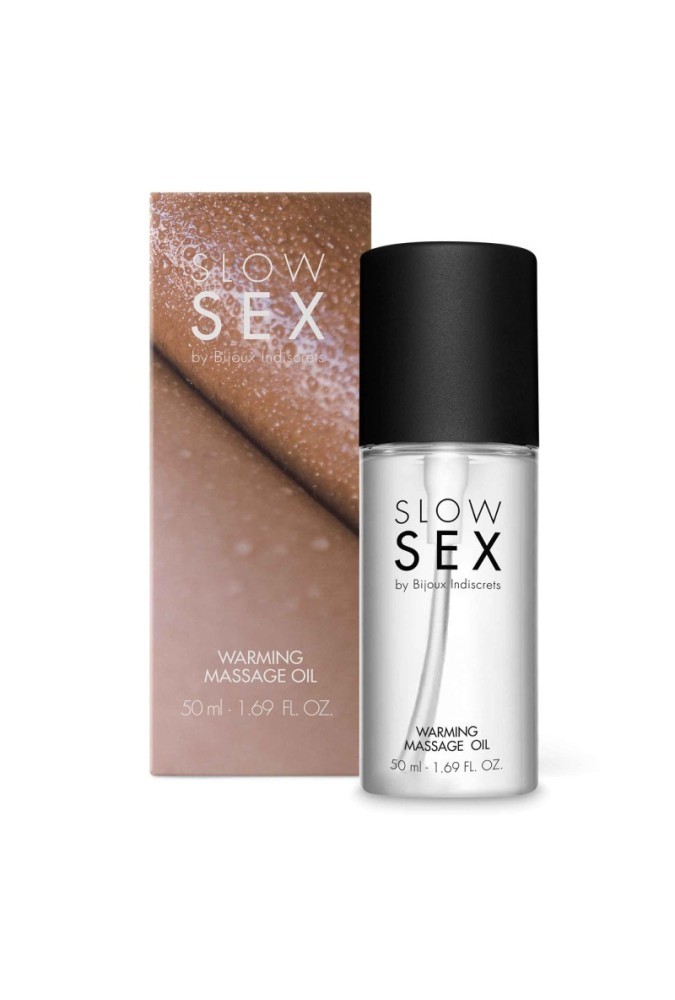 Huile de massage chauffante - Slow sex - Noix de coco