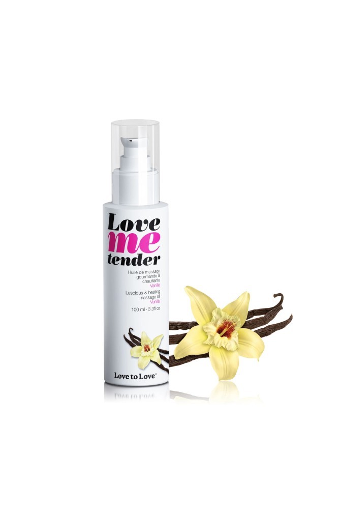 Love me tender - Huile de massage - Vanille - 100 ml
