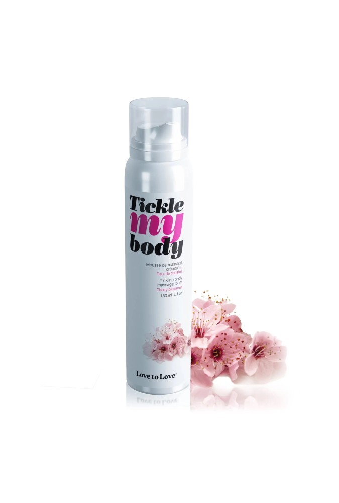 Tickle my body - Mousse de massage - Fleurs de cerisier - 150 ml