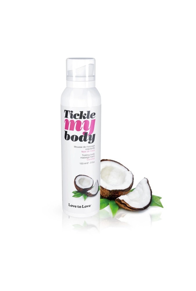 Tickle my body - Mousse de massage - Noix de coco - 150 ml