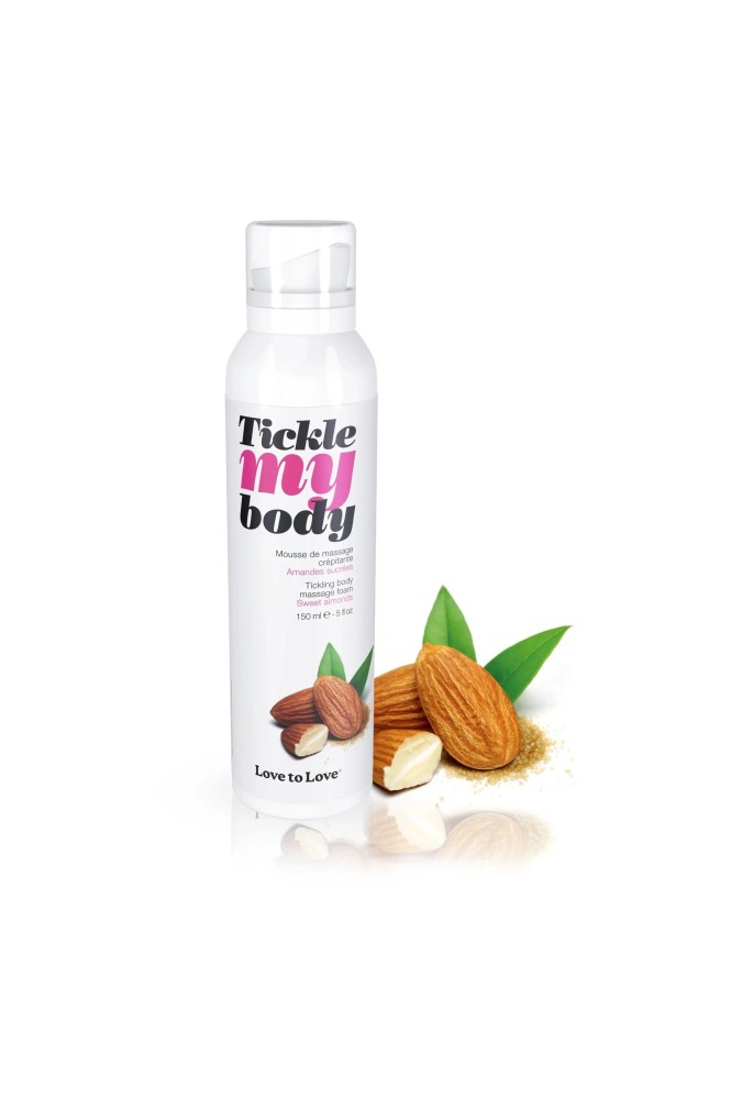 Tickle my body - Mousse de massage - Amande sucrées - 150 ml