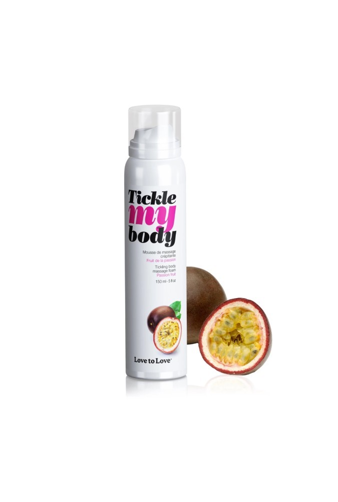 Tickle my body - Mousse de massage - Fruit de la passion - 150 ml