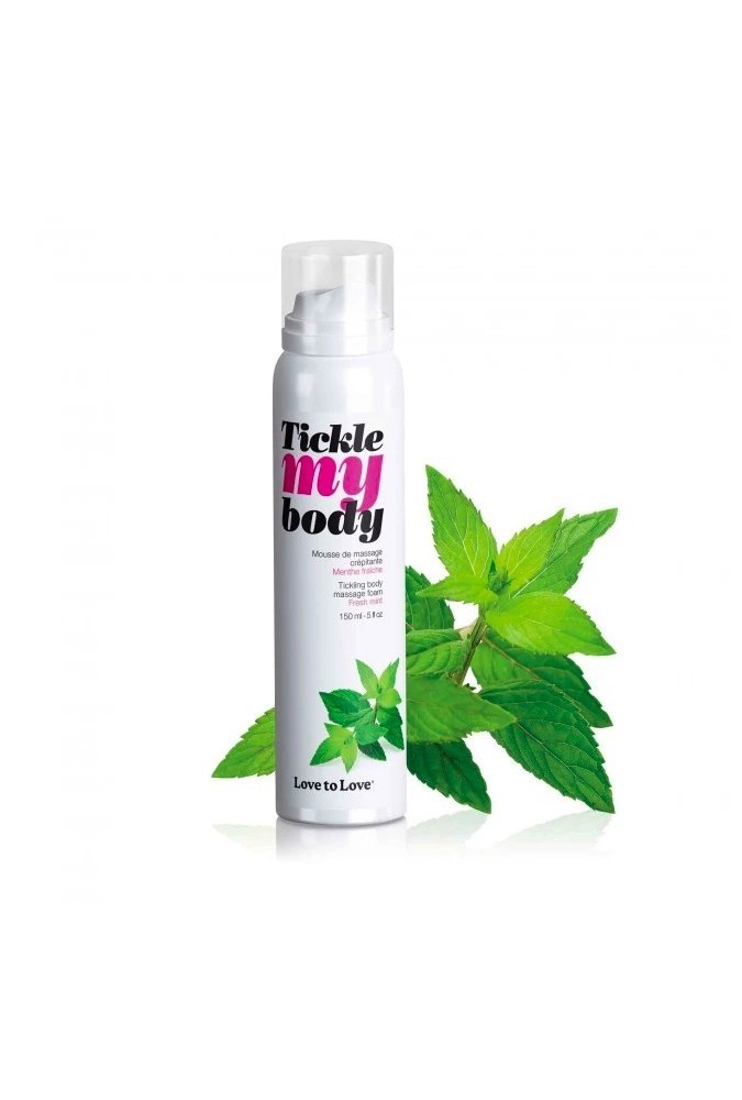Tickle my body - Mousse de massage - Menthe - 150 ml