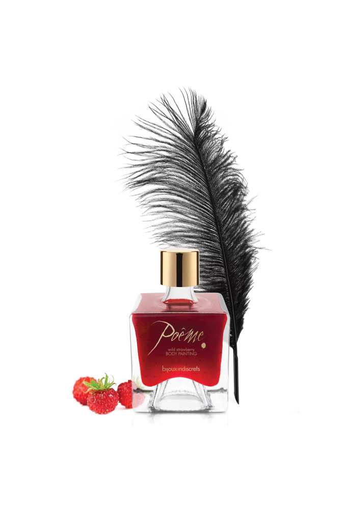 Poeme - Peinture de corps - Fraise sauvage