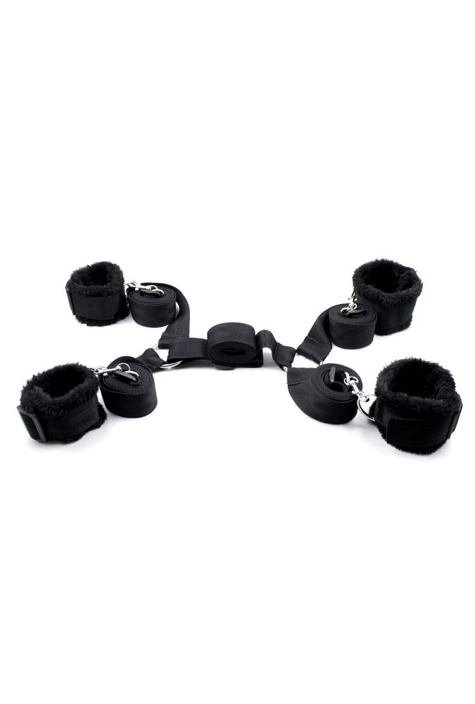 Sangle de lit avec menottes - Tender - Bondage game
