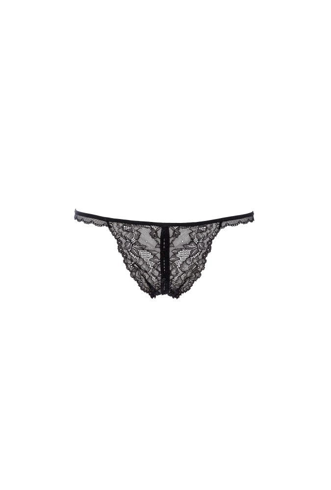 Culotte nue ouvrable - Le Petit Secret Dentelle - Noir