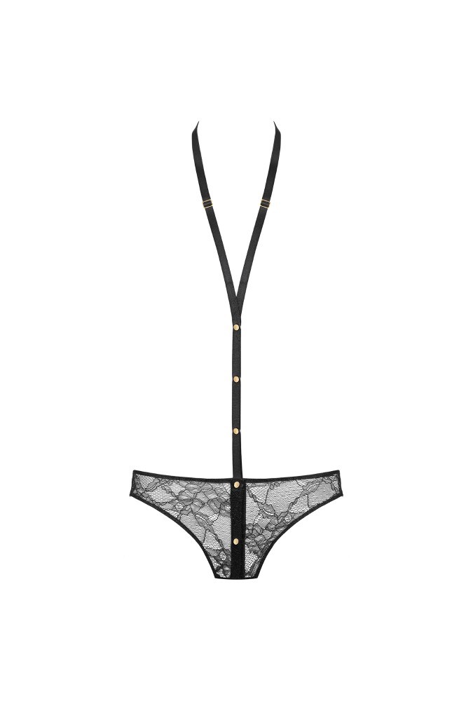 Panty with harness - Jeux Magnétiques - Black