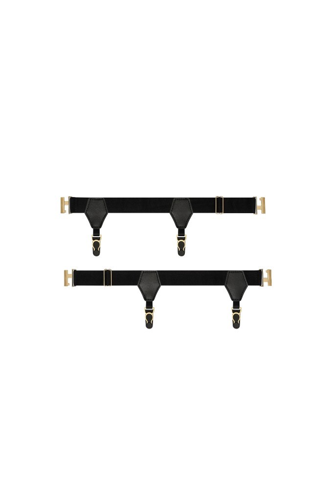 Sock garters - Le Gatsby - Black