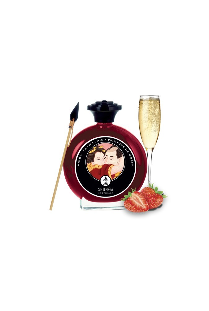 Peinture de Corps - Vin pétillant & Fraise