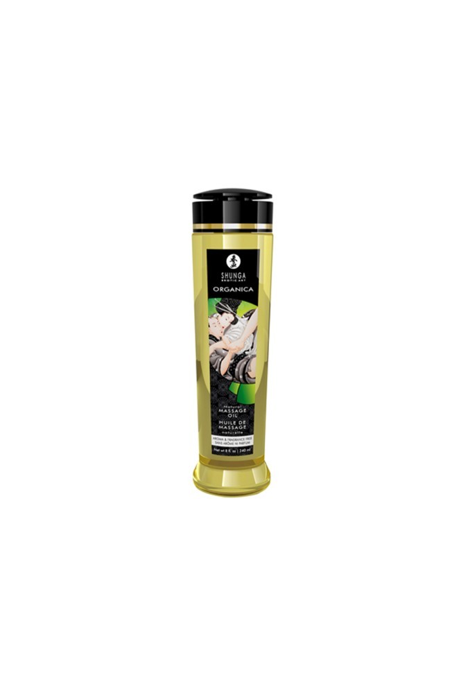 Huile de massage Erotique Bio - Sans parfum