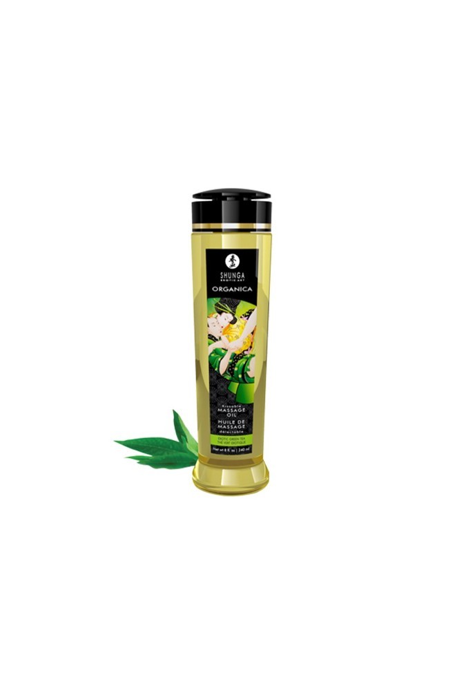 Huile de massage Erotique Bio - Thé vert exotique Bio