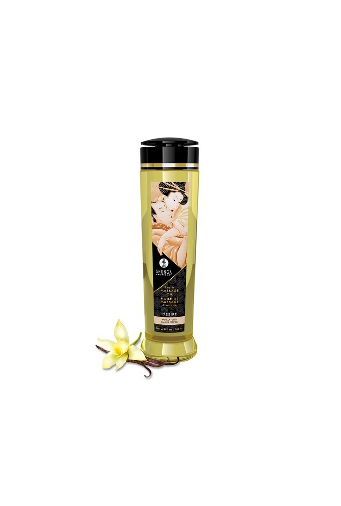 Huile de Massage Erotique - Vanille