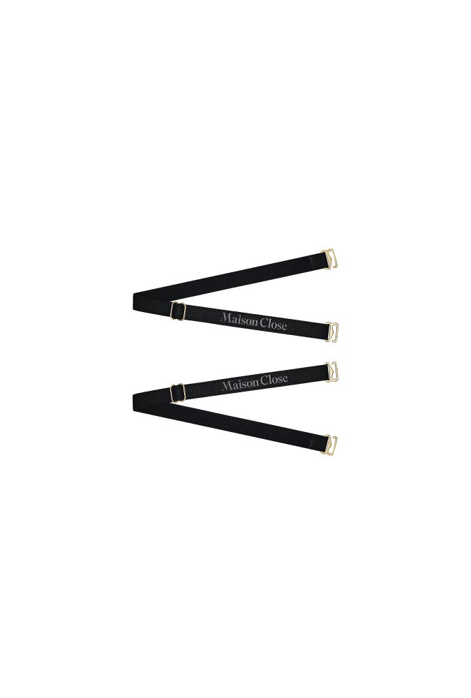 Élastiques string - Signature - Noir