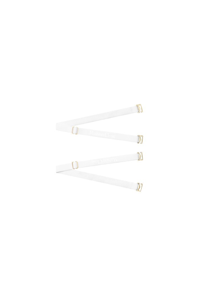 Élastiques string - Signature - Blanc