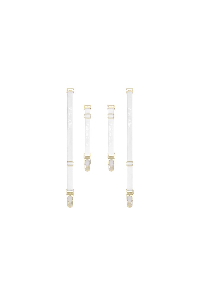 Jarretelles - Signature - Blanc