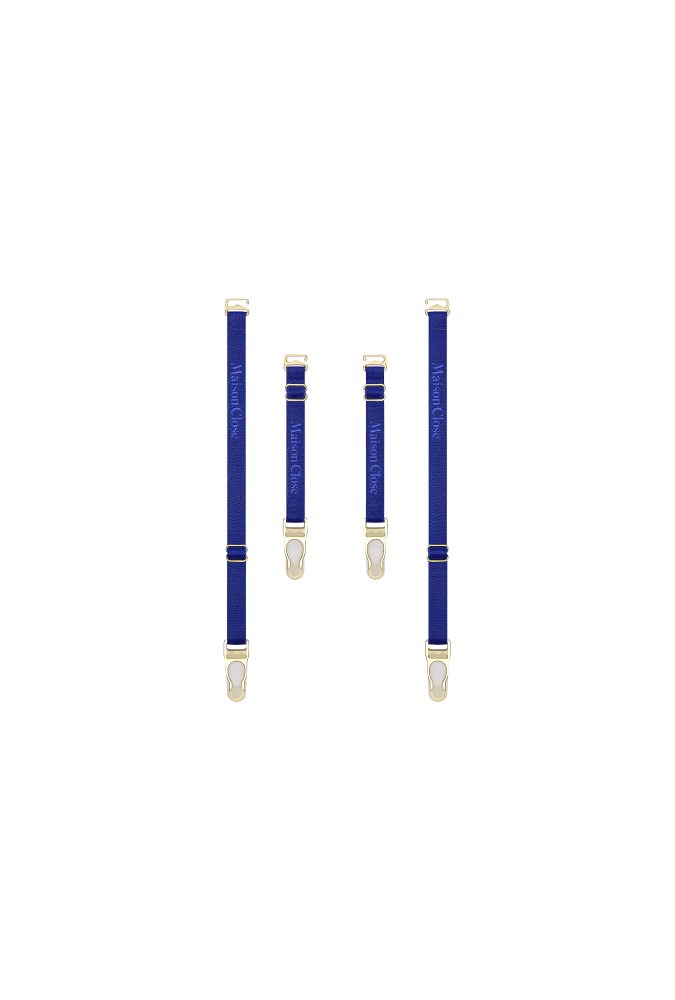 Jarretelles - Signature - Bleu