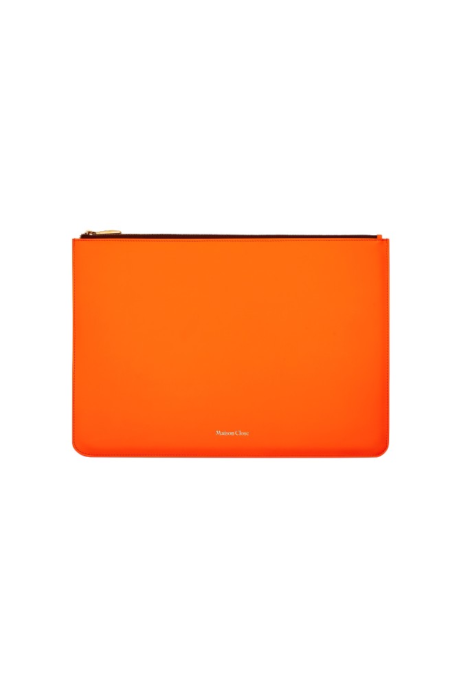 Pochettes en cuir - Corps à corps - Orange