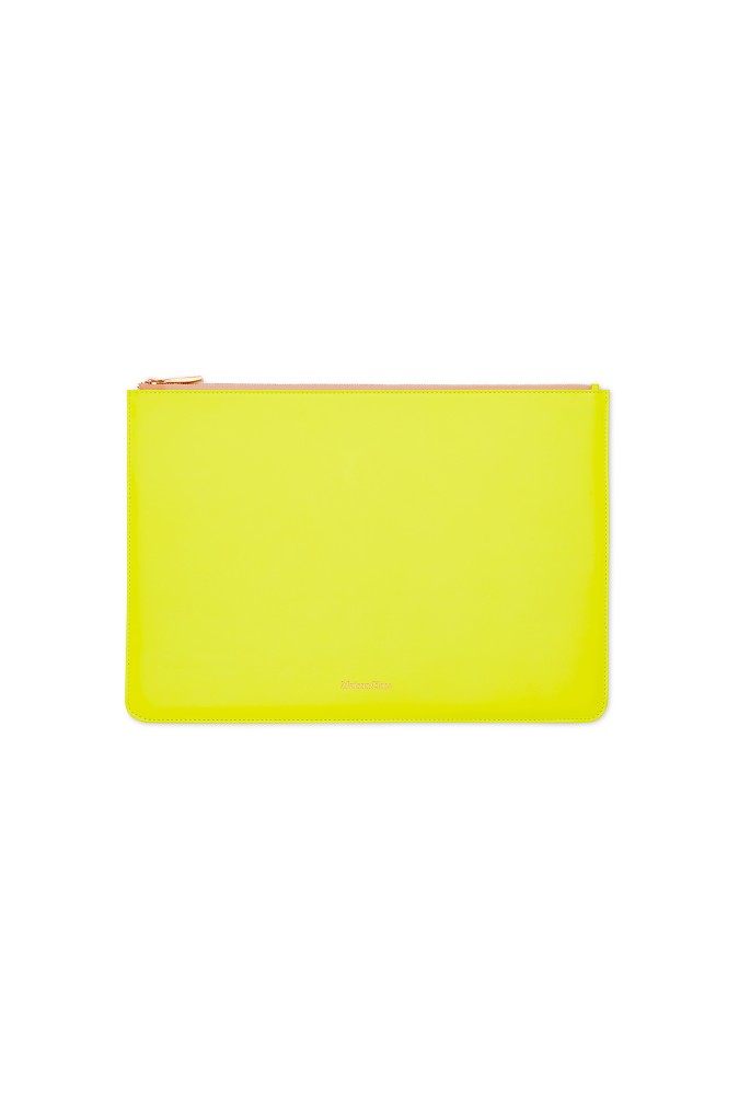 Pochettes en cuir - Corps à corps - Jaune