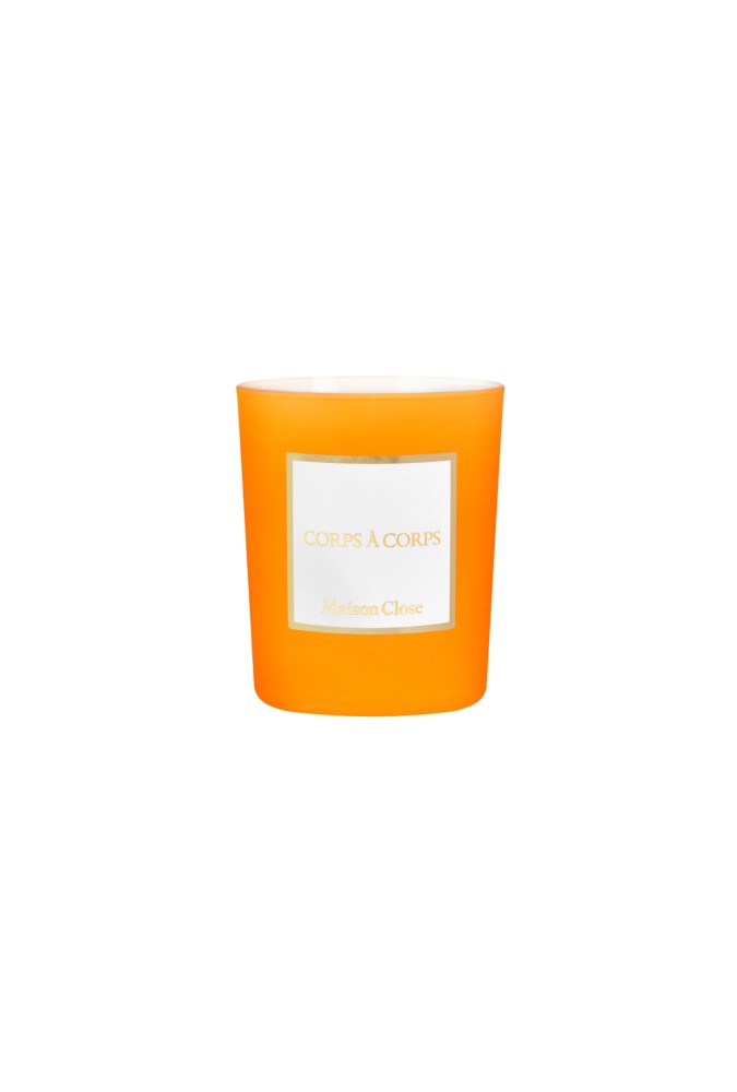 Bougie d'ambiance - Corps à corps - Orange