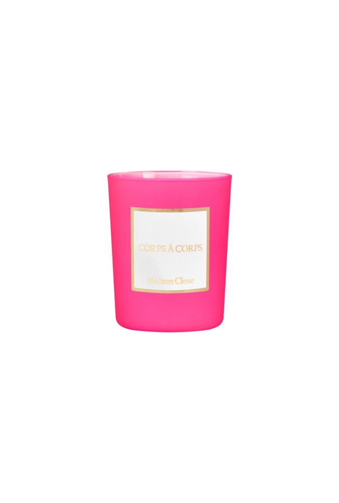 Bougie d'ambiance - Corps à corps - Rose