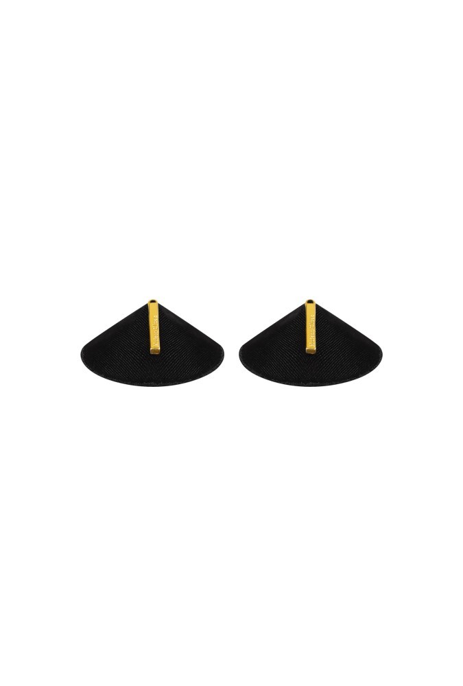Cache tétons avec bijoux - Les fétiches - Noir