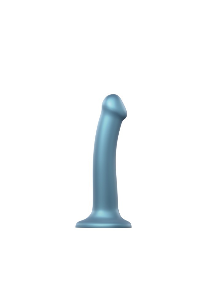 Metallic shine - Dildo mono densité - Bleu