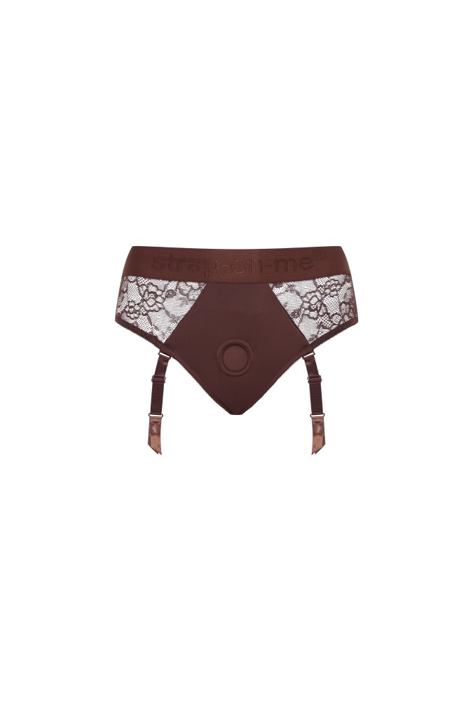 Diva - Harnais lingerie - Marron