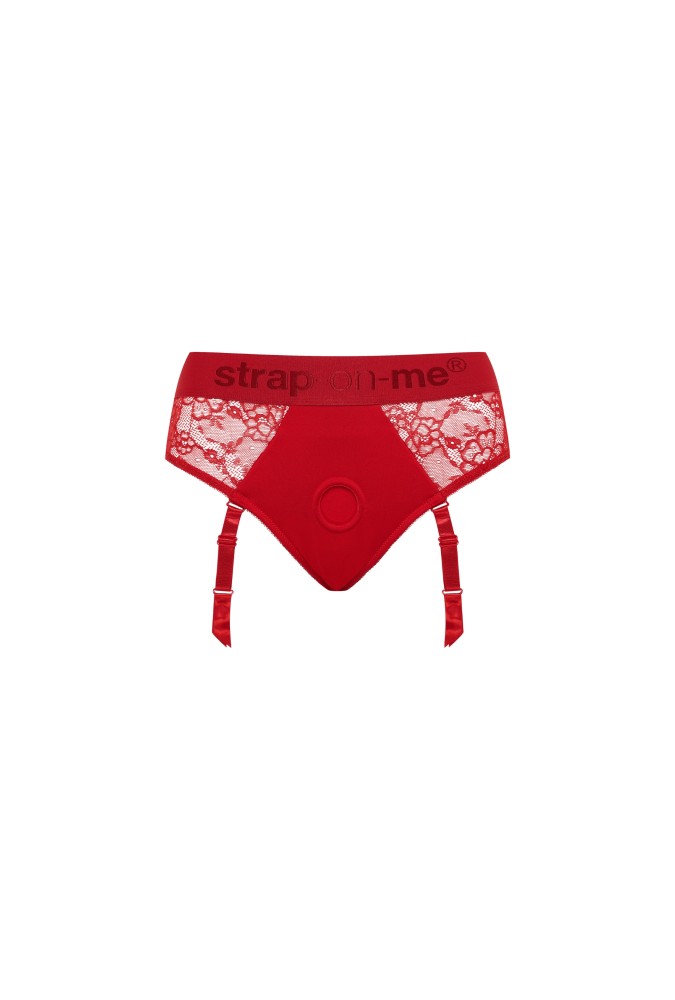 Diva - Harnais lingerie - Rouge