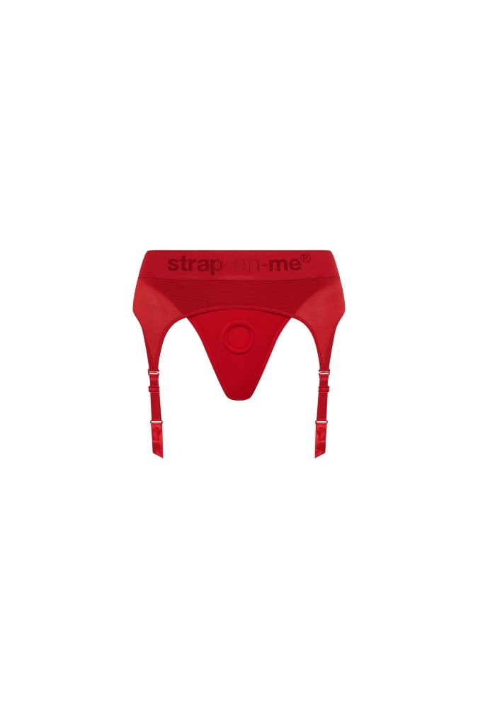 Rebel - Harnais lingerie - Rouge