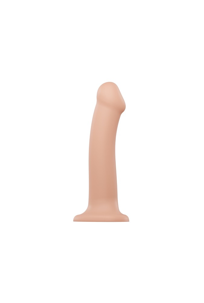 Dildo dual density - Semi-realiste bendable - Beige