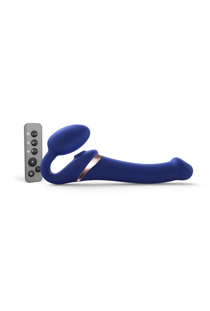 Multi-orgasm - Bendable strap-on - Bleu