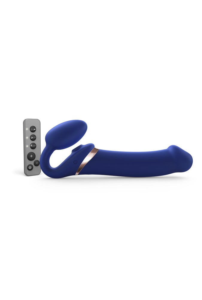 Multi-orgasm - Bendable strap-on - Bleu