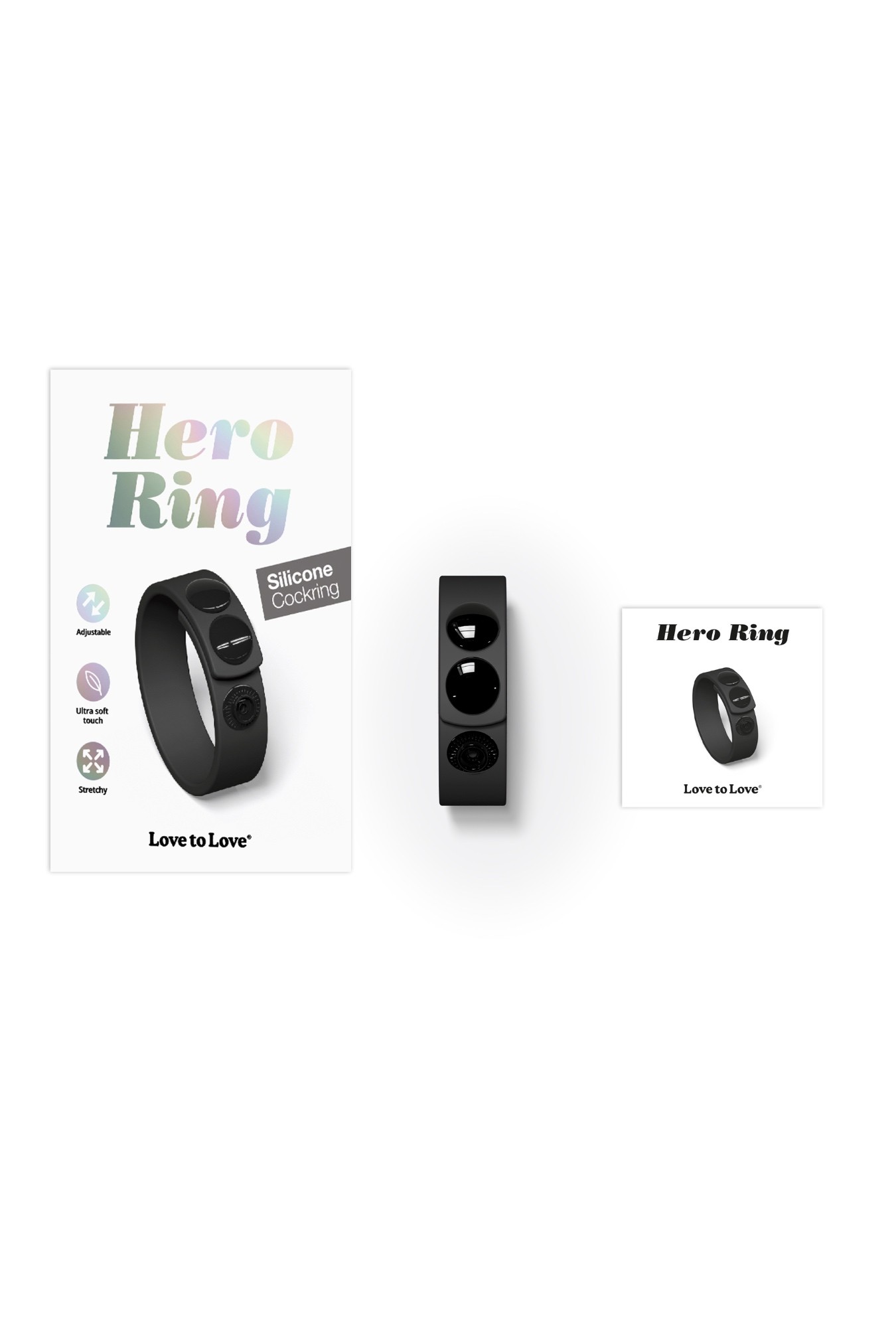 1969 - LOVE TO LOVE - HERO RING - COCKRING AJUSTABLE