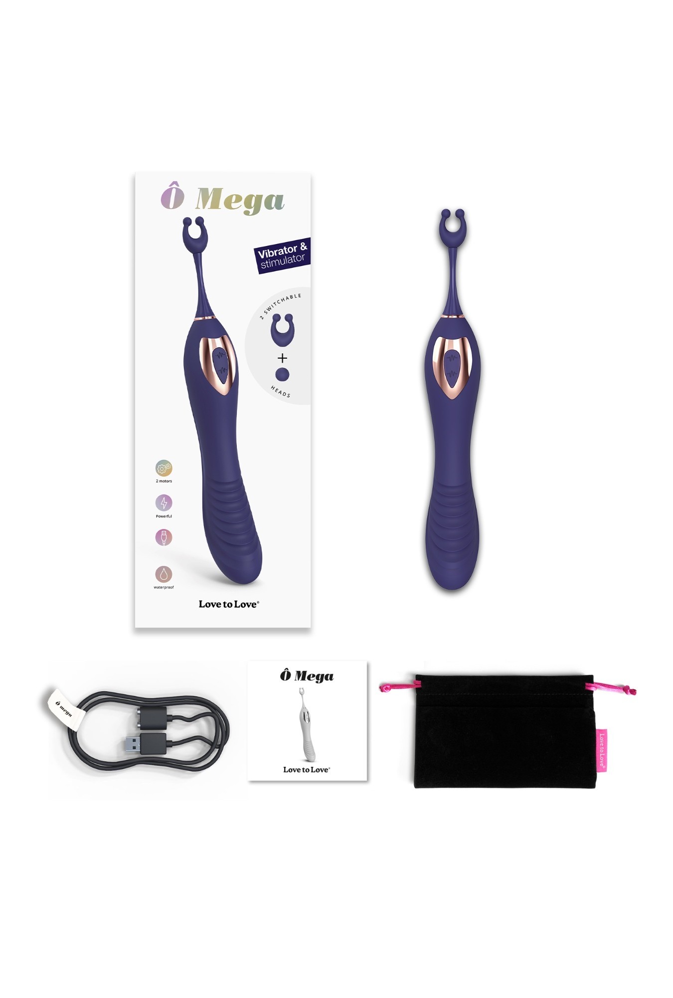 1969 - LOVE TO LOVE - Ô MEGA -  STIMULATEUR ET VIBROMASSEUR