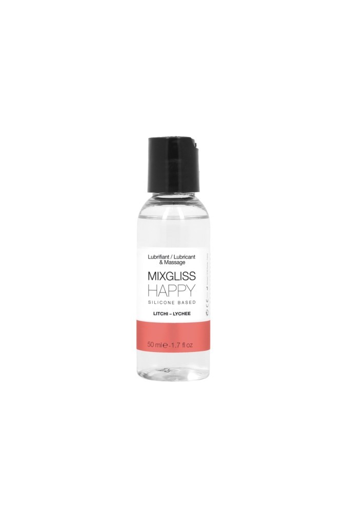 Mixgliss silicone - Lubrifiant et massage - Parfumé - Litchi - 50 ml