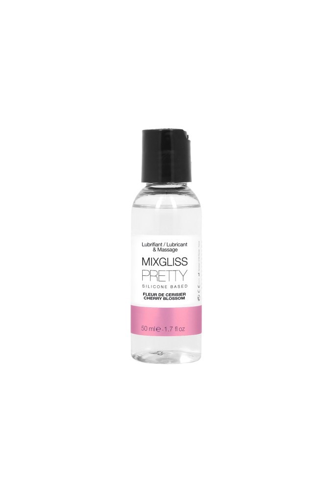Mixgliss silicone - Lubrifiant et massage - Parfumé - Fleurs de cerisier - 50 ml