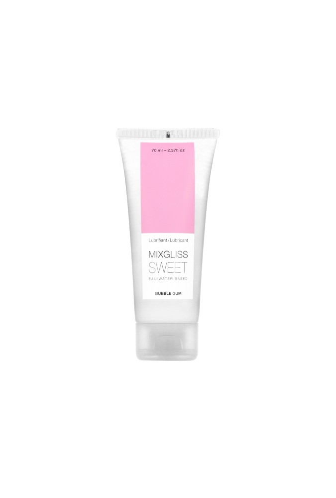 Mixgliss eau - Lubrifiant - Parfumé - Bubble gum - 70 ml