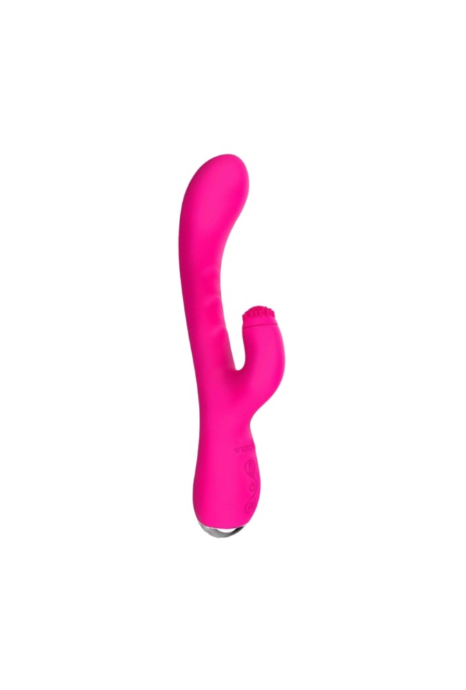 Idol - Rabbit Chauffant avec Stimulateur Rotatif - Rose