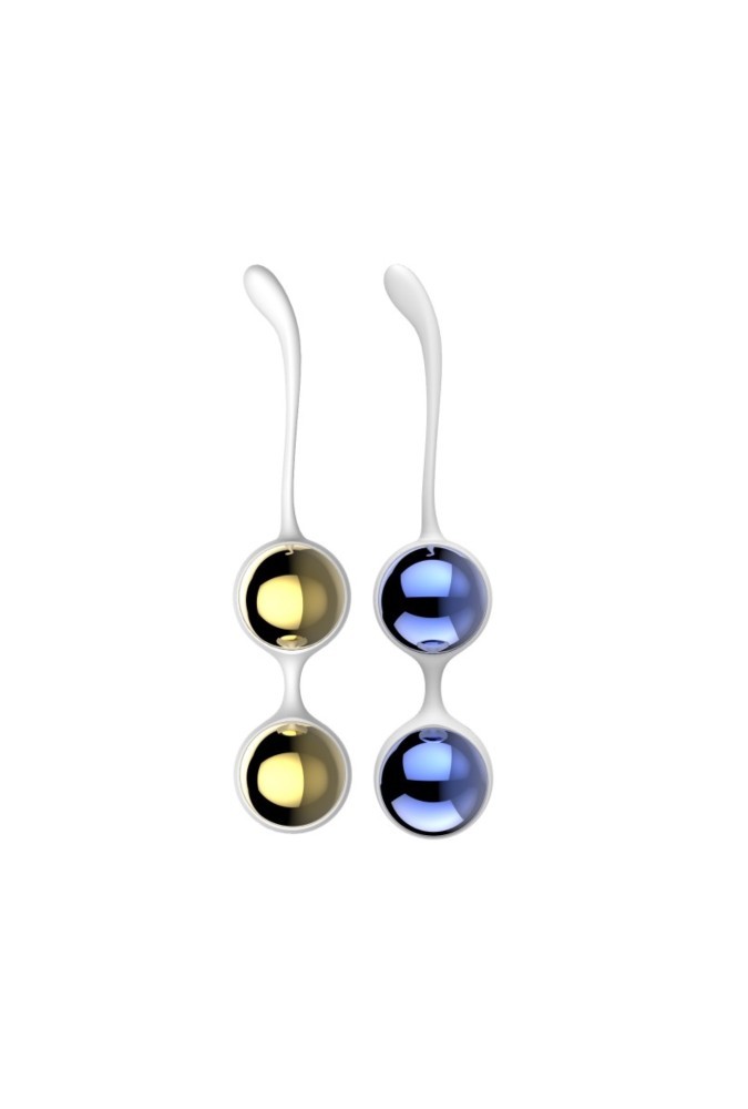 Yany - Boules de Geisha - Bleu/Or