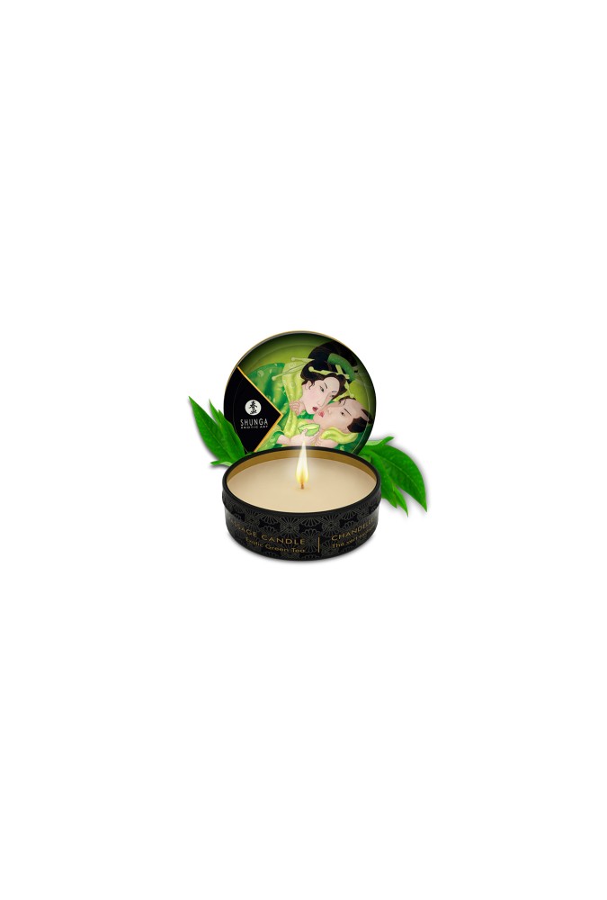 Bougie De Massage - Thé vert exotique Bio - 30 ml