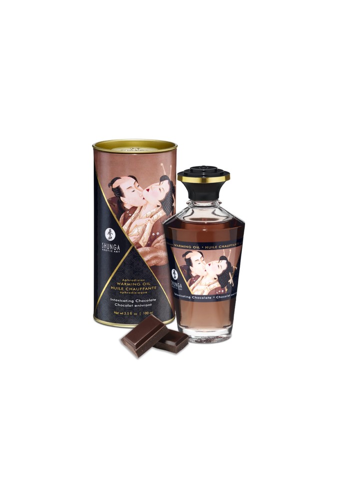 Huile de massage Chauffante Aphrodisiaque - Chocolat