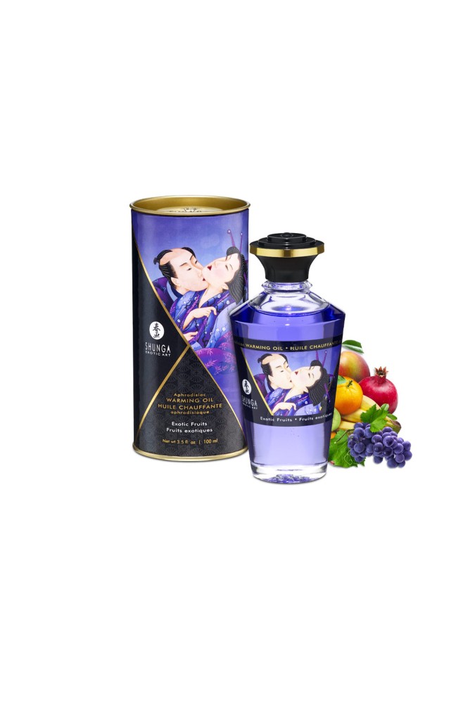 Aphrodisiaque warming massage oil - Exotic fruits